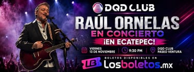 Raúl Ornelas en concierto en Ecatepec