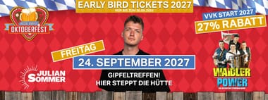 Fr, 24.09.27 - GIPFELTREFFEN mit JULIAN SOMMER