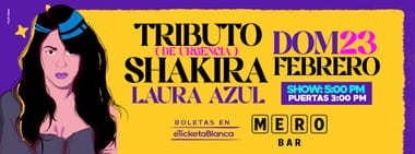 TRIBUTO SHAKIRA CON LAURA AZUL (EN MERO BAR)