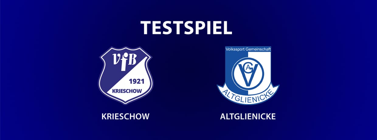 Testspiel vs. VSG Altglienicke