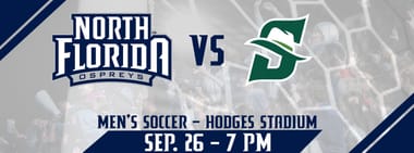 UNF Men's Soccer vs. Stetson Hatters