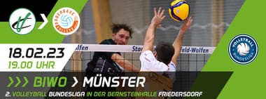 VC Bitterfeld Wolfen vs. orderbase Volleys Münster