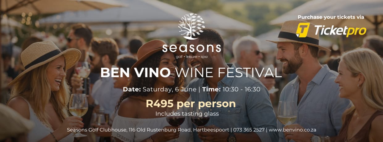 BEN VINO @ Seasons Wine Festival, Hartbeespoort