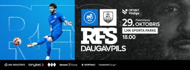 Optibet Virslīga: RFS - BFC Daugavpils