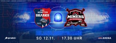 BLAULICHTGAME vs. PEISSENBERG MINERS