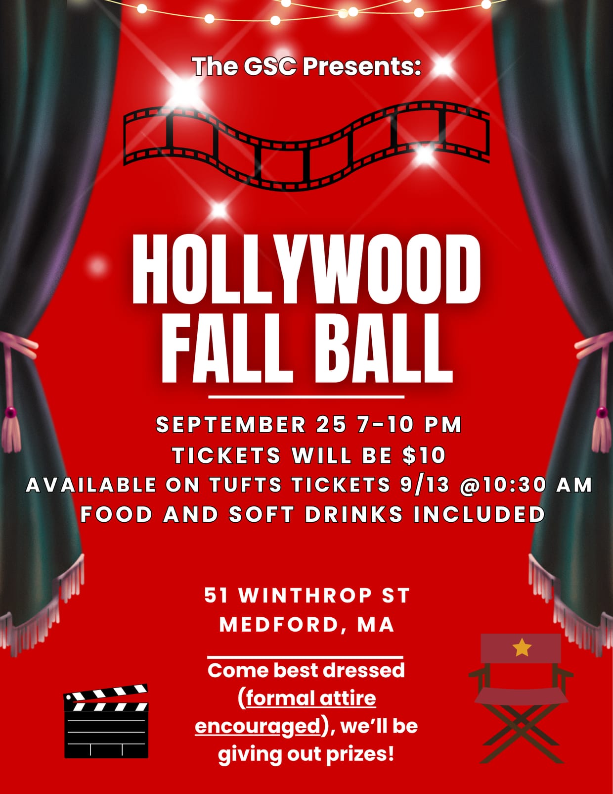 GSC: Hollywood Fall Ball (Grads only)