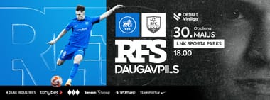 Optibet Virslīga: RFS - BFC Daugavpils