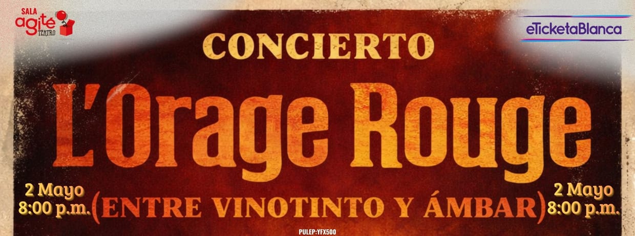 L´orage rouge (Entre Vinotinto y ámbar)