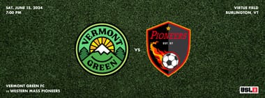 Vermont Green FC vs Western Mass Pioneers