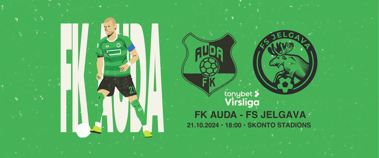Tonybet Virslīga: FK AUDA – FS Jelgava