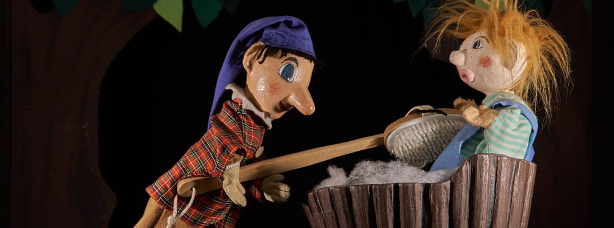 Puppentheater Marco Vollmann präsentiert: „Kasper braucht ne Nasenklammer“