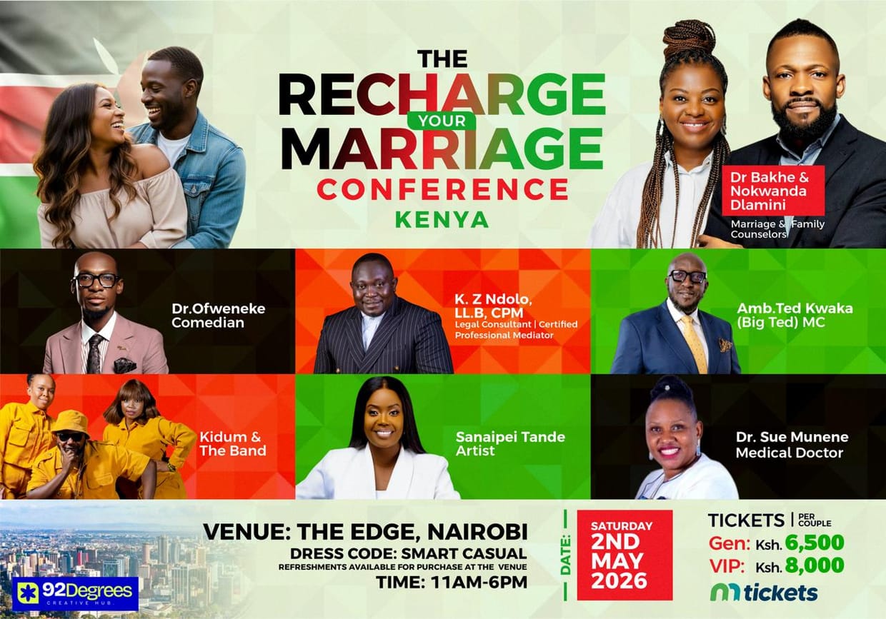 THE RECHARGE YOUR MARRIAGE CONFERENCE KENYA