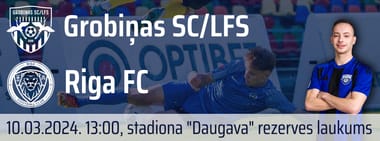 Tonybet Virslīga: Grobiņas SC/LFS - Riga FC