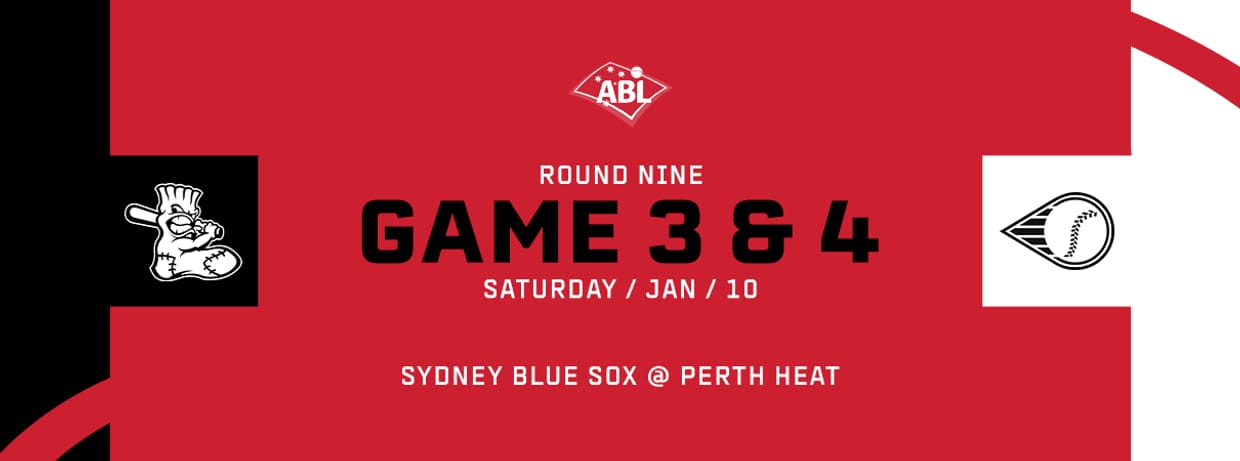 ROUND 9 | Games 3 & 4 vs. Sydney Blue Sox (Fan & TK Appreciation Night)