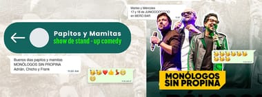 MONÓLOGOS SIN PROPINA: PAPITOS Y MAMITAS