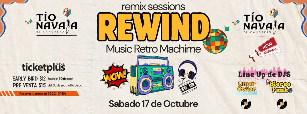 REWIND MUSIC RETRO MACHINE - Remix Sessions