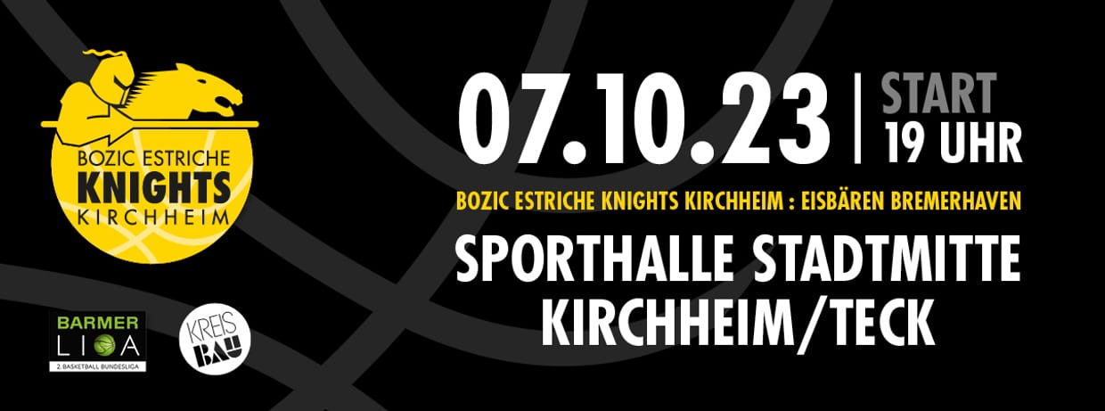 Bozic Estriche Knights Kirchheim vs. Eisbären Bremerhaven