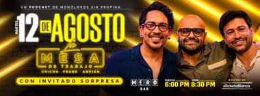 LA MESA DE TRABAJO EN VIVO EN MERO BAR