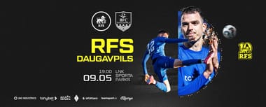 Tonybet Virslīga: RFS - BFC Daugavpils