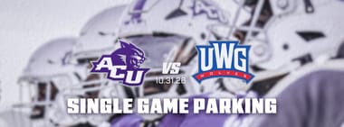 ACU Football Parking vs West Georgia