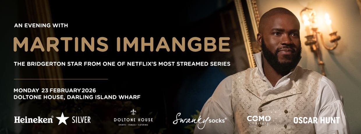 An Evening with Netflix Bridgerton star Martins Imhangbe