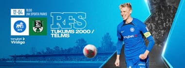 Tonybet Virslīga: RFS - Tukums 2000/TELMS