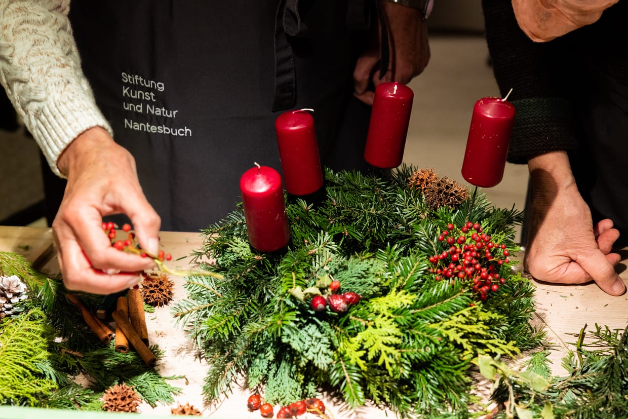 Adventskränze binden