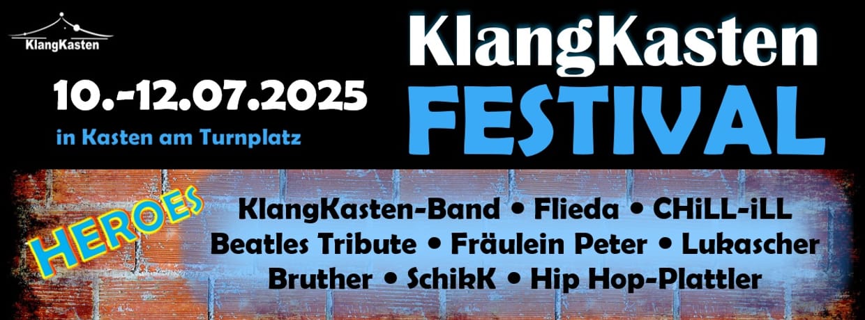 KlangKasten Festival 3-Tages Pass