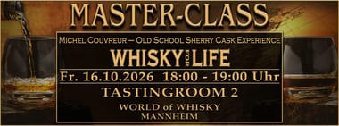World of Whisky Masterclass -Michel Couvreur – Old School Sherry Cask Experience