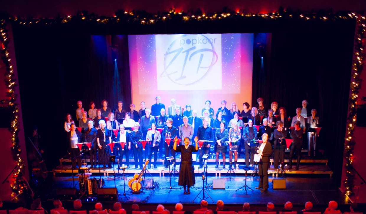 Popkoor ZIP Kerstconcert middag