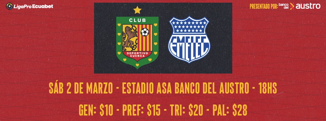 HINCHADA LOCAL (DEPORTIVO CUENCA vs CS EMELEC)