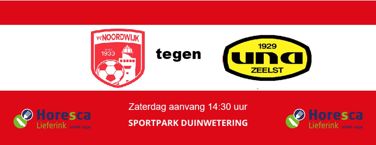 vv Noordwijk - vv UNA