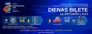 IIHF Kontinentālais kauss - 14. oktobris