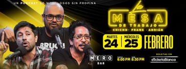 LA MESA DE TRABAJO EN VIVO EN MERO BAR
