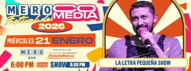 MERO FESTIVAL DE COMEDIA 2026: LA LETRA PEQUEÑA
