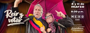 REIR Y VOTAR CON TOLA Y MARUJA (EN MERO BAR)