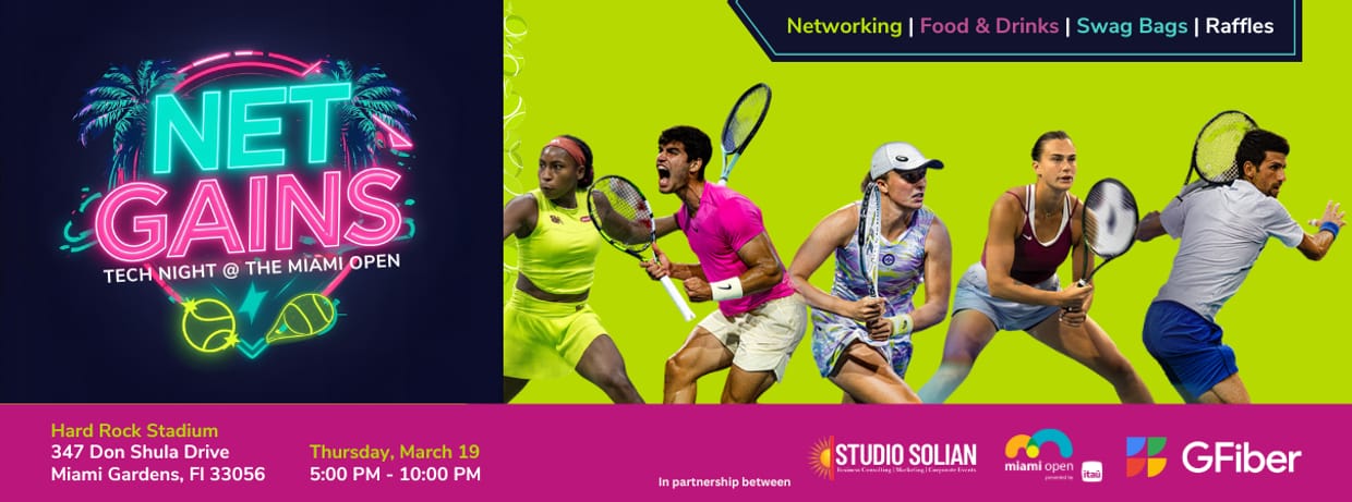 NET GAINS | Tech Night @ Miami Open 2026