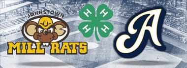 Johnstown Millrats at Lafayette Aviators - 4-H Night