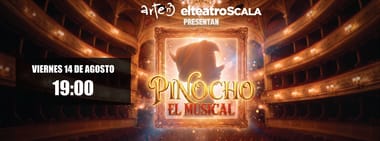 PINOCHO EL MUSICAL VIERNES 14 DE AGOSTO 19:00