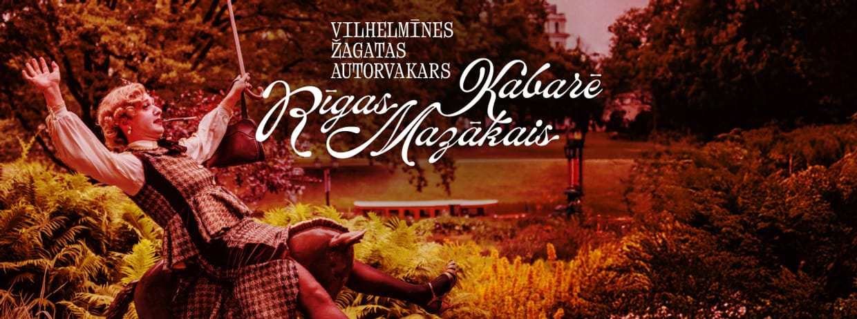 Vilhelmīnes Žagatas autorvakars Rīgas Mazākajā kabarē