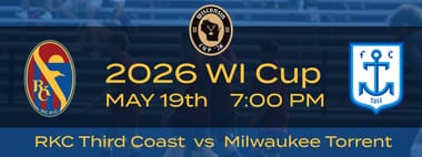 WI Cup 2026 RKC Third Coast FC vs Milwaukee Torrent