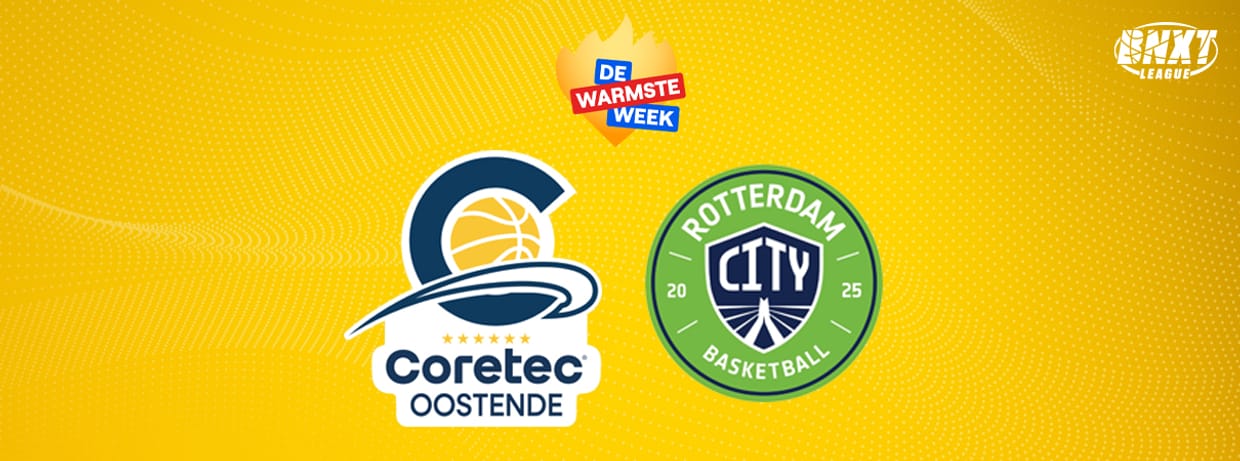 Coretec Oostende - Rotterdam City Basketball