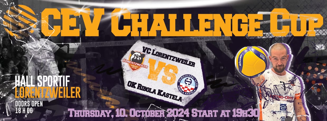 CEV Challenge Cup VC Lorentzweiler - Ribola Kastela (Kroatien)