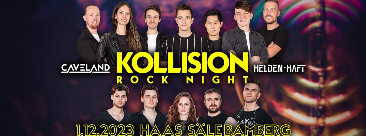 KOLLISION – Rock Night – CAVELAND X HELDEN-HAFT