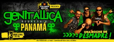 GENITALLICA REGRESA A PANAMÁ