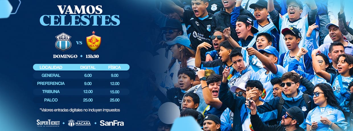HINCHADA LOCAL CD MACARÁ vs SD AUCAS