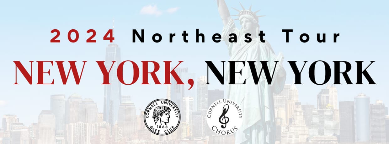 Cornell University Glee Club and Chorus 2024 Northeast Tour - NYC