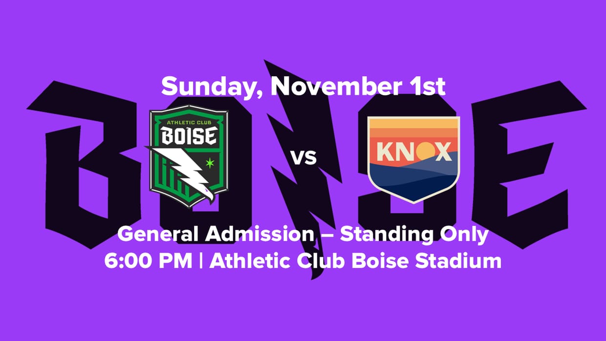 AC Boise vs One Knox - General Admission