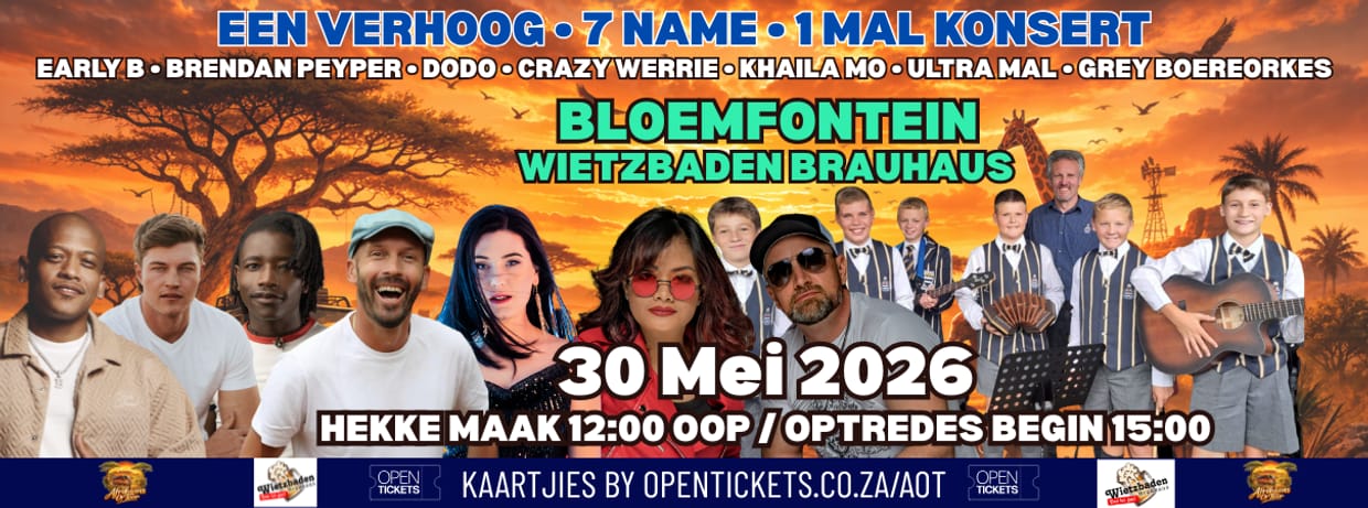 Afrikaans op Toer in Bloemfontein