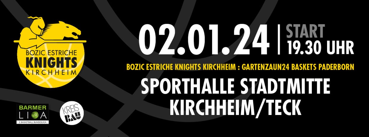 Bozic Knights vs. Gartenzaun24 Baskets Paderborn